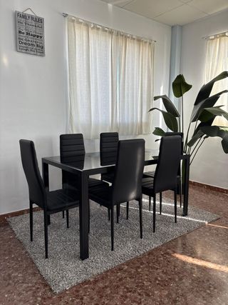 Juego de Comedor Negro