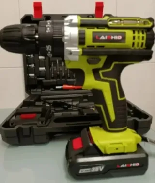 Taladro Atornillador Recargable (2 Baterías)