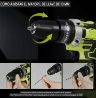 Taladro Atornillador Recargable (2 Baterías)