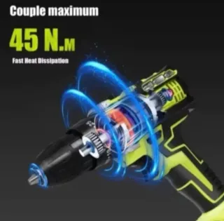 Taladro Atornillador Recargable (2 Baterías)