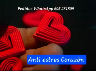 Corazones antiestrés rojos