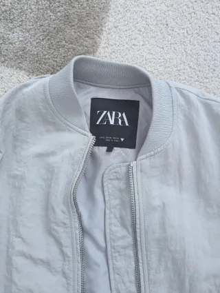 Chaqueta Bomber Gris