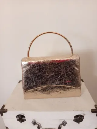 4 Bolsos de Fiesta Negro y Dorado
