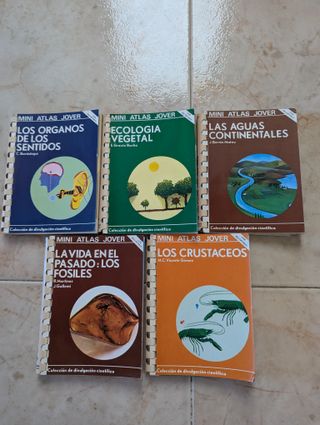 Lote de 5 mini atlas Jover