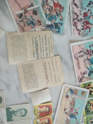 Cromos antiguos fútbol