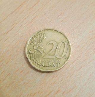 2004 DEFECTO MONEDA 0,20€ EXCESO DE METAL