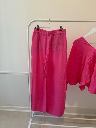 Conjunto Zara Blusa y Pantalón Rosa