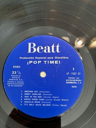 Vinilo Pop Time - Rock Internacional