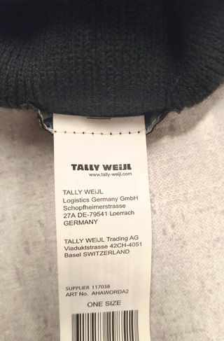 Berretto Tally WeiJL taglia unica nero