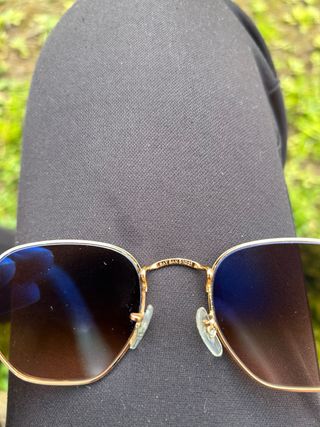 Gafas de Sol Ray-Ban Hexagonal Marrón Dorado