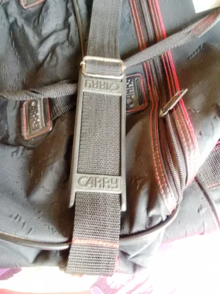 Borsone sportivo blu e rosso