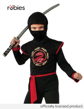Rubies Disfraz Ninja Dragón para niño, con Capucha