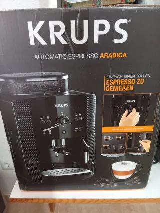 Cafetera Krups Superautomática Negra