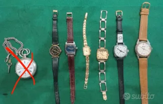 Lotto orologi da polso 6 pezzi