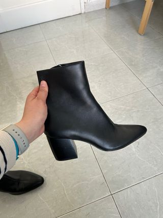 Botines tacón Zara negros