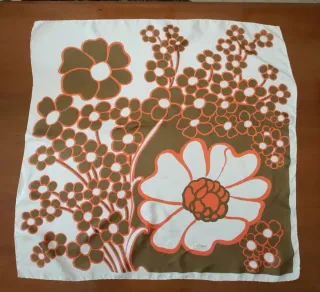 Foulard seta vintage Salterio