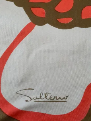 Foulard seta vintage Salterio