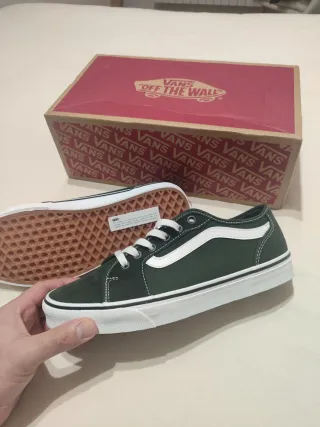 Zapatillas Vans Verdes y Blancas