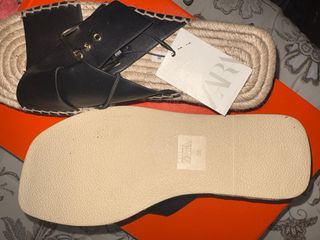 Sandalias Zara Mujer Talla 38 Negras