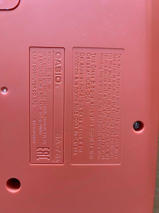 Teclado Electrónico Casio SA-76