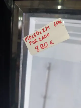 NEVERA EXPOSITORA DOBLE PUERTA CRISTAL 658746091