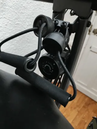 Bicicleta de ejercicio negra