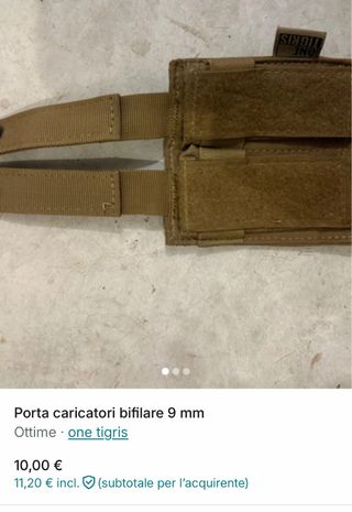 Porta caricatori bifilare 9mm One Tigris