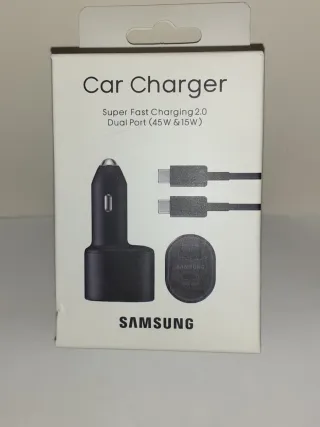 Cargador Coche Samsung Dual Port 45W+15W