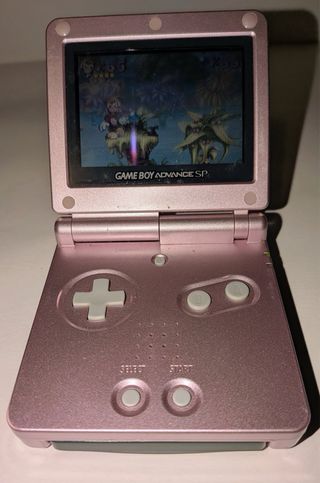 Nintendo Game Boy Advance SP Rosa + Accesorios