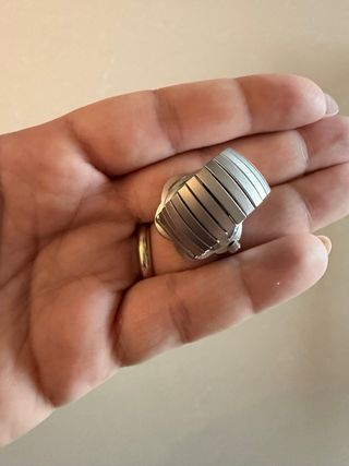 Anello orologio fiore rosa