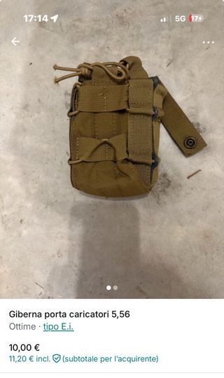 Giberna porta caricatori 5,56