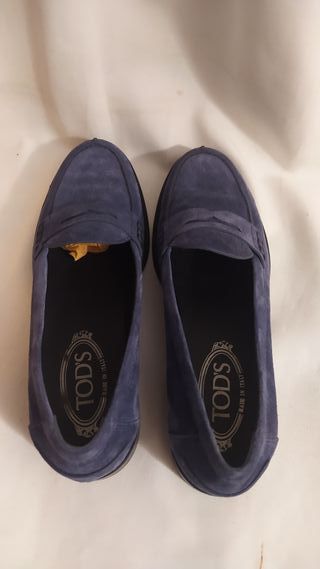 Mocasines Tod's Ante Azul Talla 44