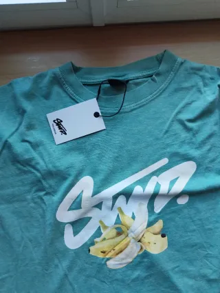 Camiseta Pull&Bear verde talla M