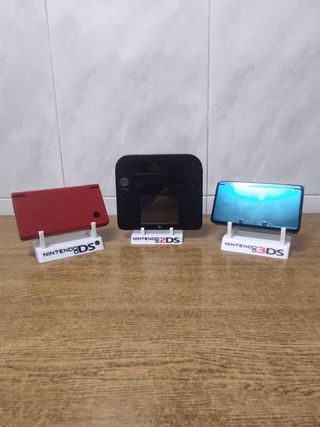 Pack 3 soportes para Nintendo DS, 2DS y 3DS