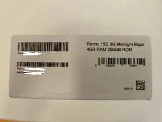 Xiaomi Redmi 15C 256GB Midnight Black Precintado