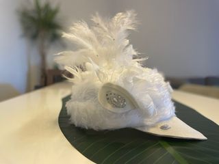 Disfraz Pavo Real Blanco