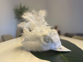 Disfraz Pavo Real Blanco