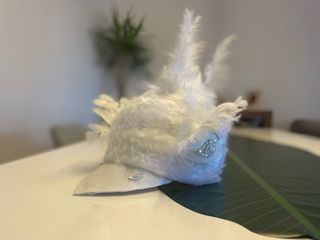 Disfraz Pavo Real Blanco