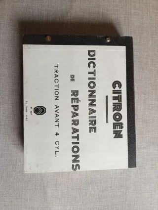 Libro de mecánica de Citroën