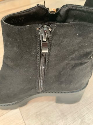 Botines negros tacón ancho