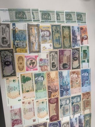 Lote  Billetes Mundo