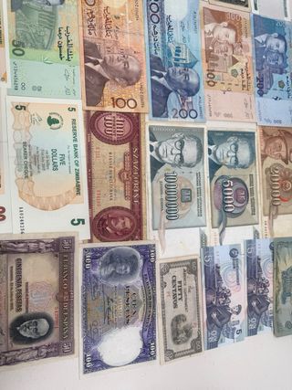 Lote  Billetes Mundo