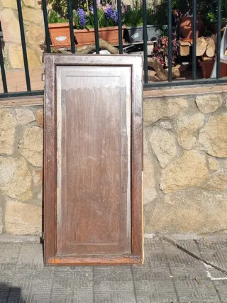 Ventana madera pino con contraventana