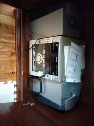 Mini cadena Samsung plata/gris