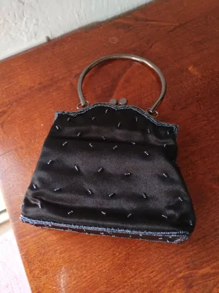 Bolso de fiesta vintage lentejuelas y pedrería