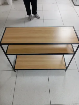 Estantería madera y hierro