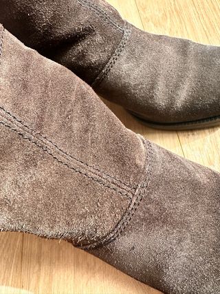 Botines marrones piel talla 39