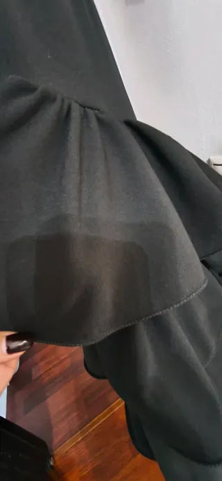 Falda flamenca volantes negra