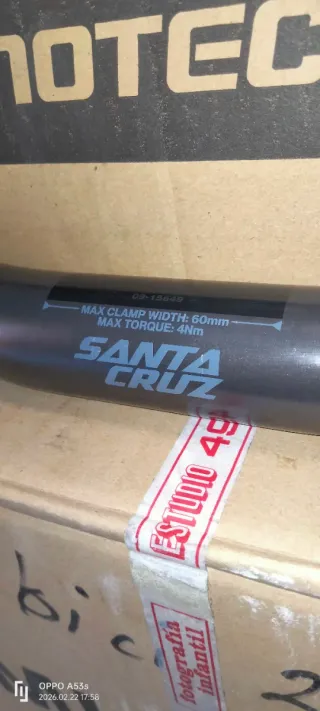 Manillar Carbono Santa Cruz 800mm 35mm