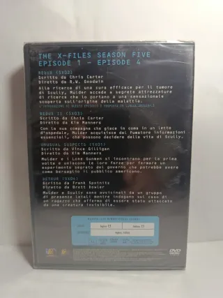 The X-Files Stagione 5 completa, in 5 DVD